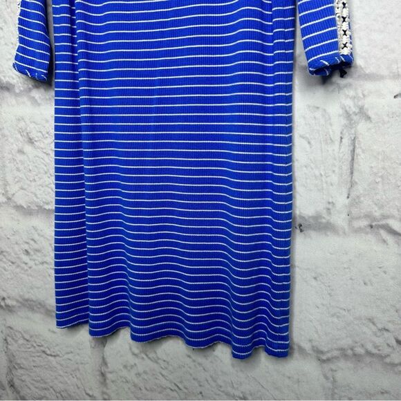 |EUC| LILY PULITZER Striped Marlowe Above Knee Dress In Beckon Blue - Picture 4 of 7